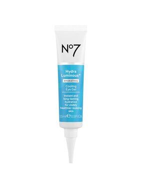 No7 HydraLuminous+ Cooling Under Eye Gel - Hydrating Eye Gel to Smooth Dry, Fine